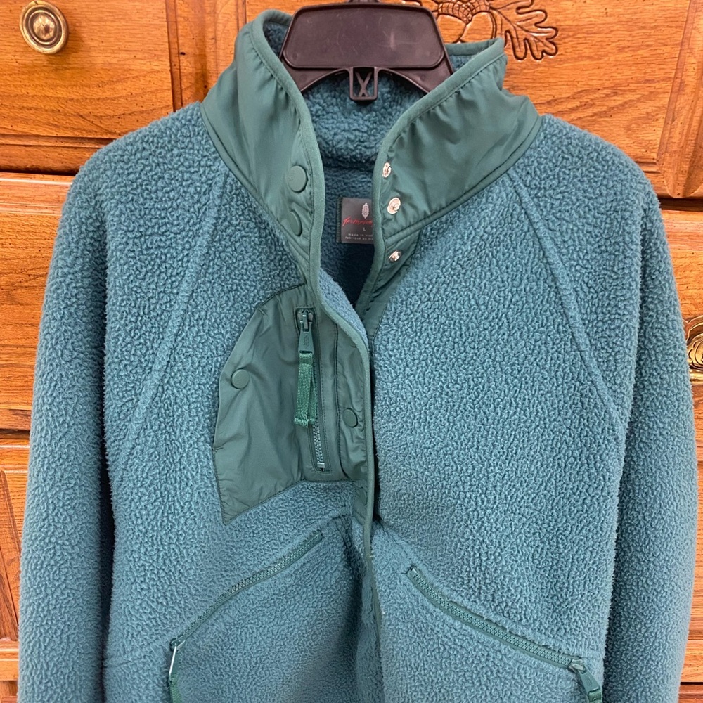 Free People Hit the Slopes fleece Jacket Size L/ Free people movement
